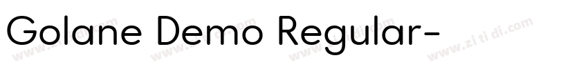 Golane Demo Regular字体转换